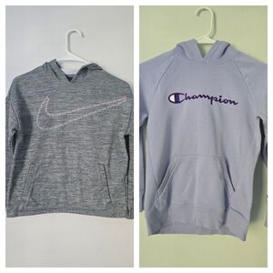 Bundle champion&nike Sweater Size M kids